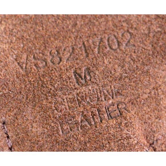 CLASSIC BRAIDED BROWN GENUINE LEATHER SUEDE DRESS CASUAL BELT Sz M (B30 - Picture 5 of 9